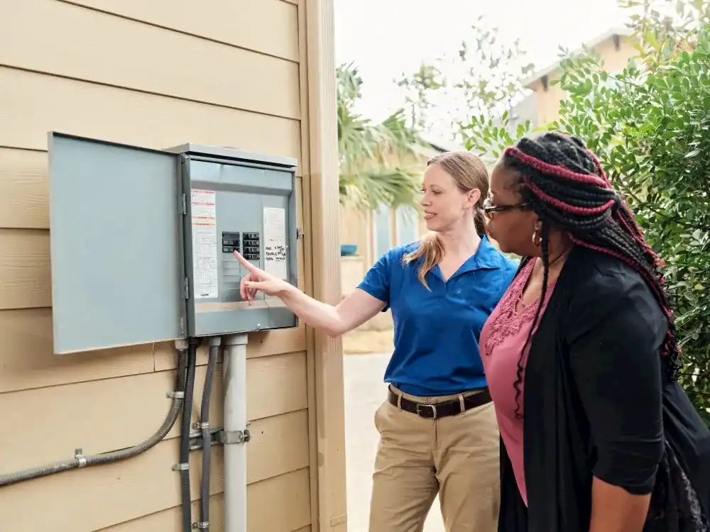 resetting a breaker