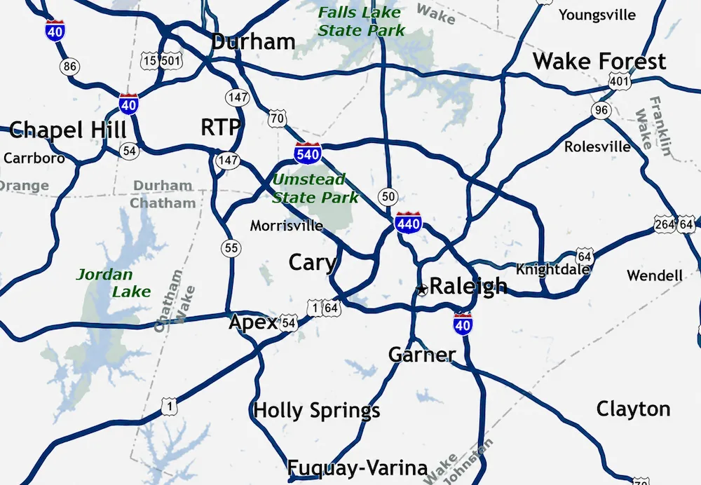 service area map